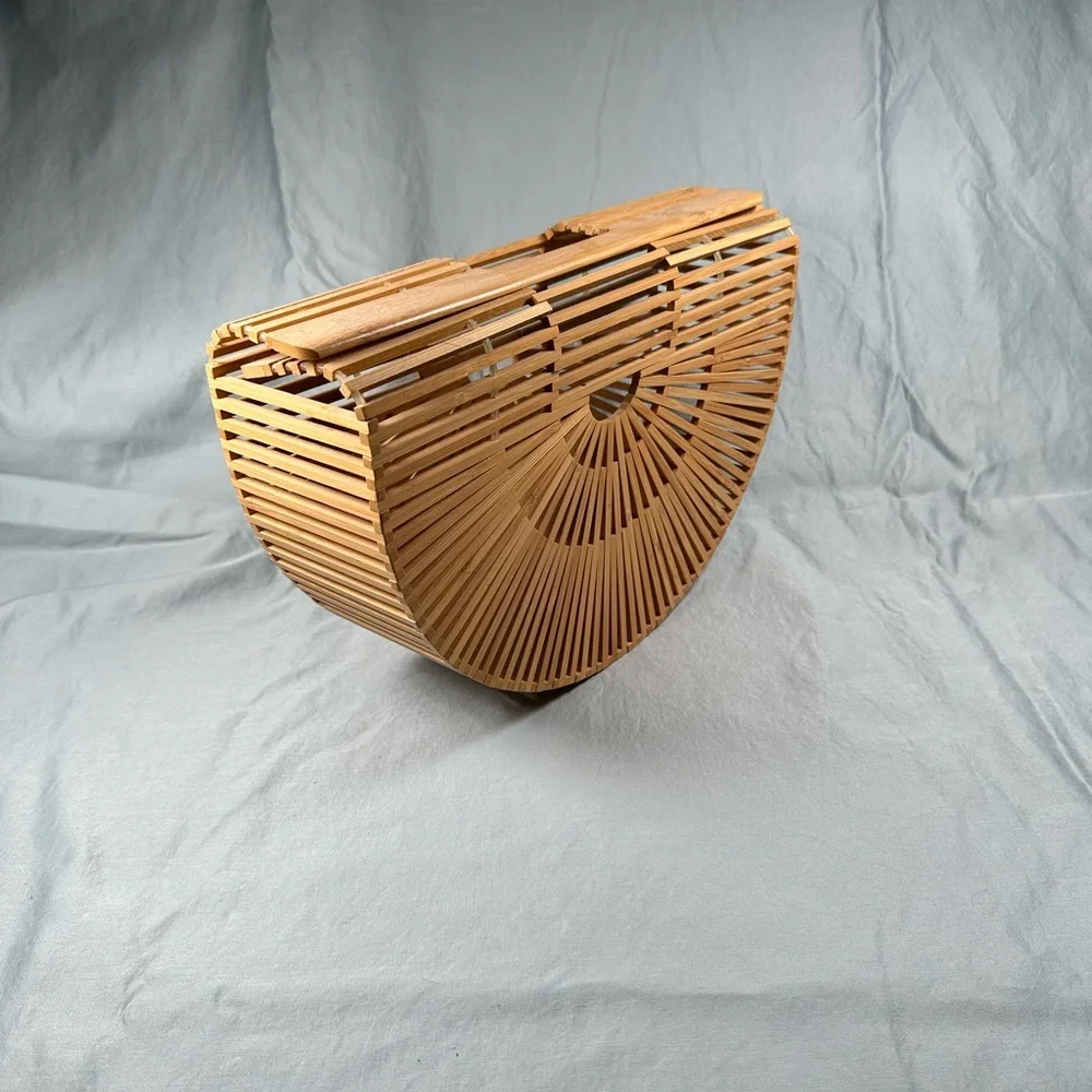 NWOT Bamboo Ark Top Handle Bag - Picture 2 of 7